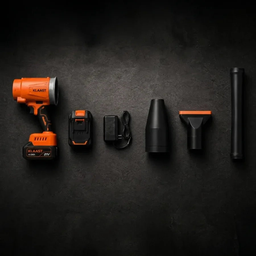KLAAST Cordless Turbo Blower, pack contents